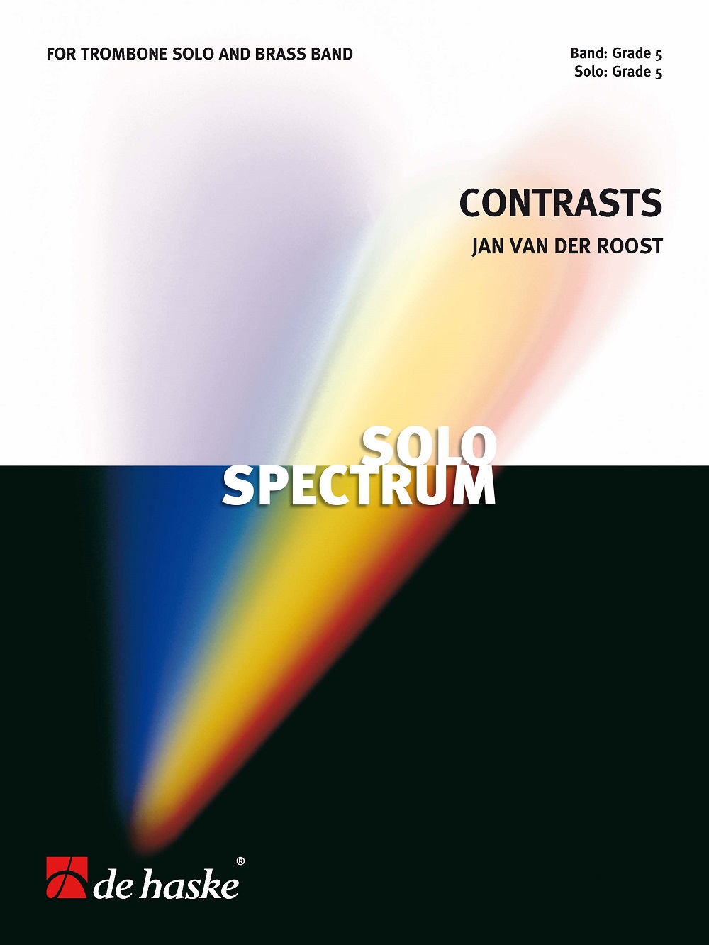 Jan Van der  Roost: Contrasts: Brass Band and Solo: Score & Parts