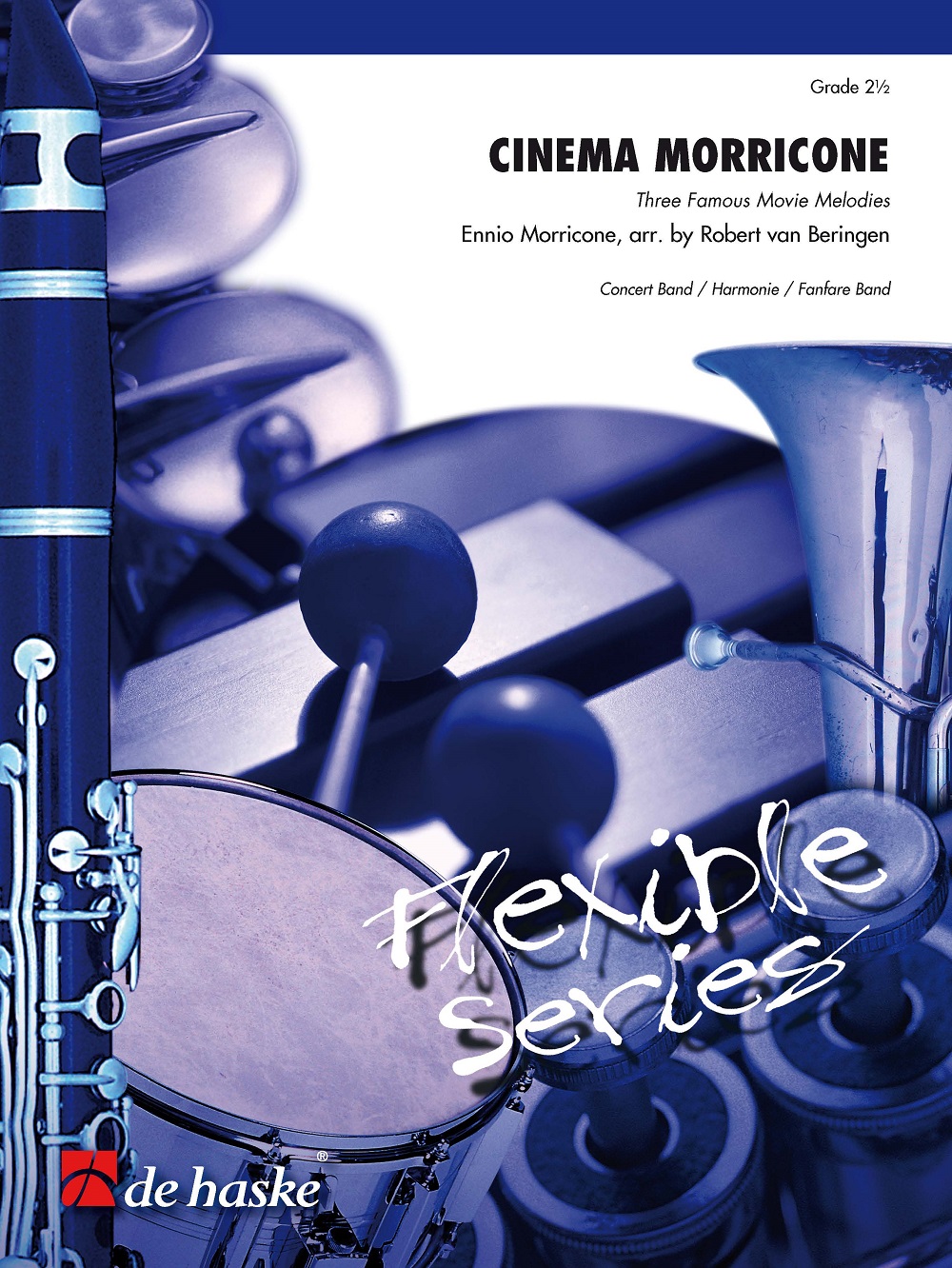 Ennio Morricone-Cinema Morricone-5-Part Flexible Band and Opt. Piano Set