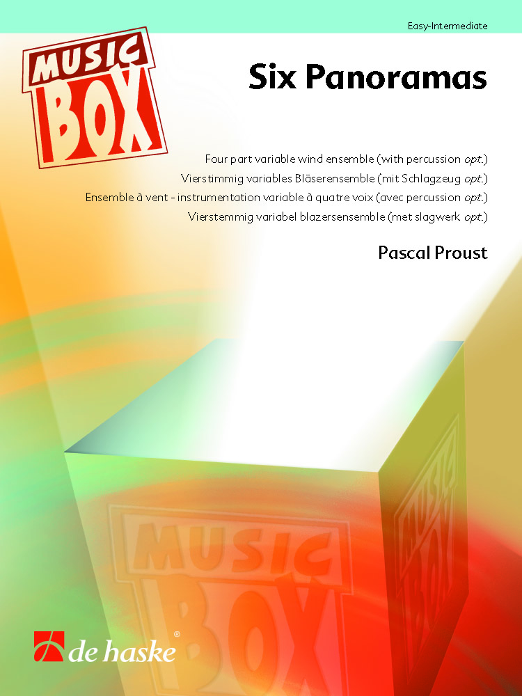 Pascal Proust: Six Panoramas: Wind Ensemble: Score and Parts
