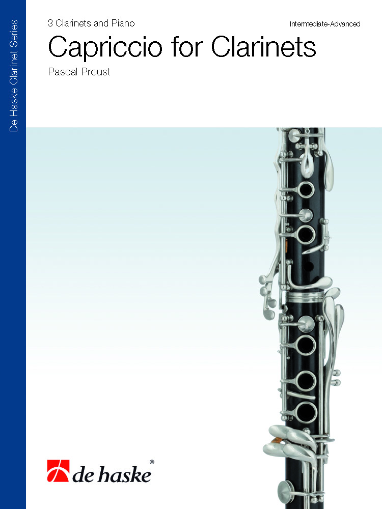 Pascal Proust: Capriccio for Clarinets: Clarinet Ensemble: Score and Parts