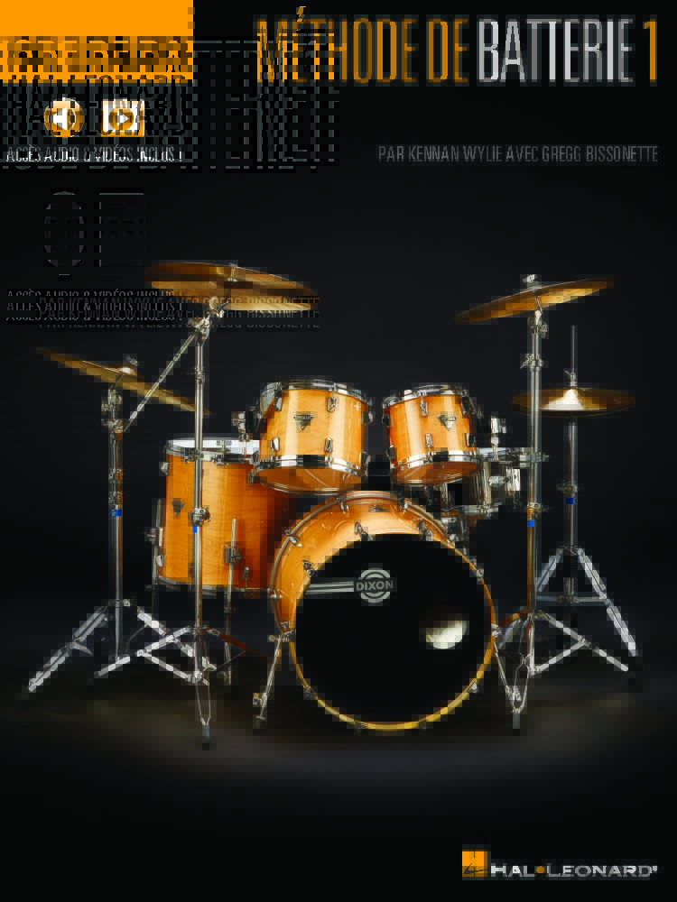 Hal Leonard Méthode de Batterie 1: Drum Set: Instrumental Tutor