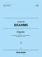 Johannes Brahms: Rhapsodie: Upper Voices and Accomp.: Score