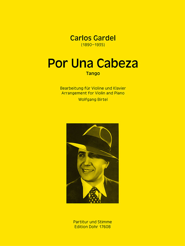 Carlos Gardel: Por una Cabeza: Violin & Piano: Instrumental Work