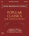 Popular Classics For Violin & Piano: Violin: Mixed Songbook