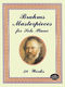 Johannes Brahms: Masterpieces For Solo Piano: Piano: Instrumental Album