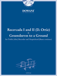 Diego Ortiz: Recercada I in G minor and II in G Major: Treble Recorder: Score