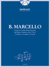 Benedetto Marcello: Sonata for Treble (Alto) Recorder and BC: Treble Recorder