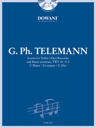Georg Philipp Telemann: Sonata for Treble(Alto) Recorder and Basso Cont: Treble