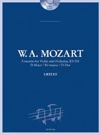 Wolfgang Amadeus Mozart: Concerto No. 4 for Violin and Orchestra  KV 218: Violin