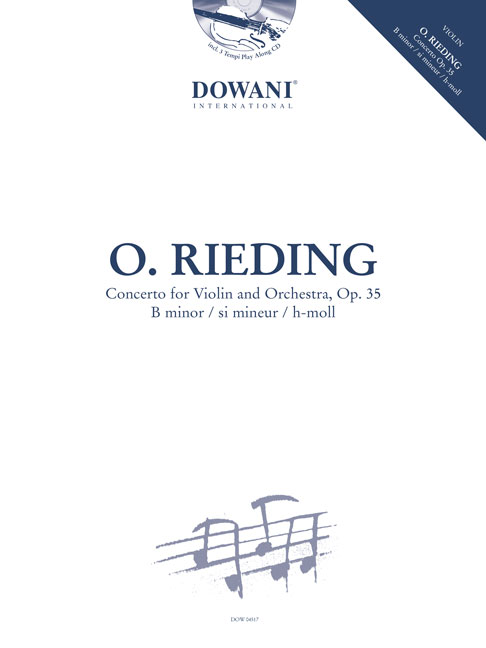 Oscar Rieding: Concerto for Violin and Orchestra Op. 35 B Minor: Violin: