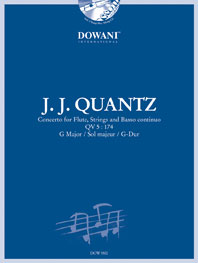 Johann Joachim Quantz: Concerto for Flute  Strings and BC QV 5 : 174 in G:
