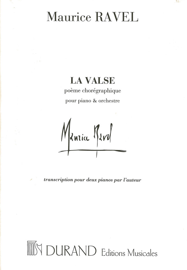 Maurice Ravel: La Valse: Piano Duet