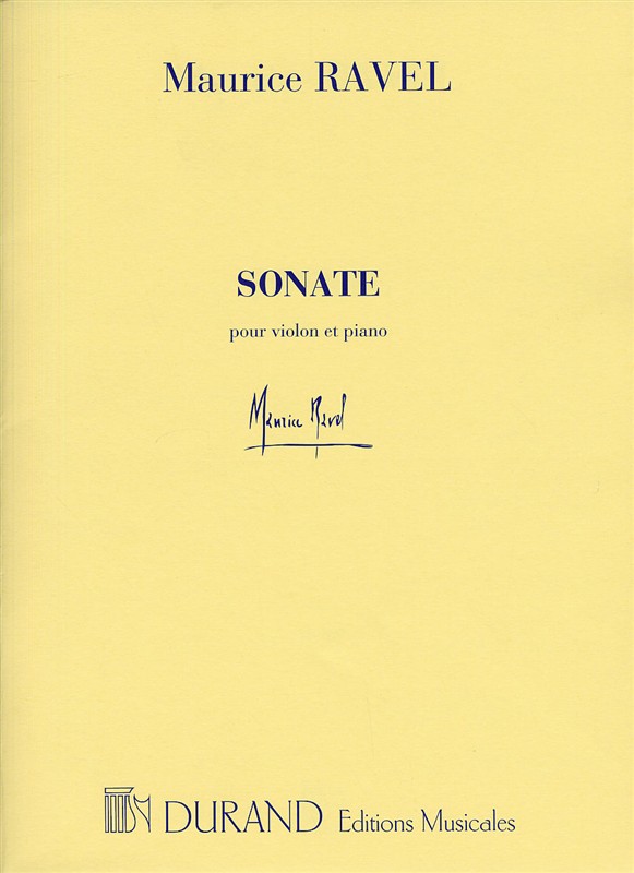 Maurice Ravel: Sonate Pour Violon Et Piano: Violin: Instrumental Work