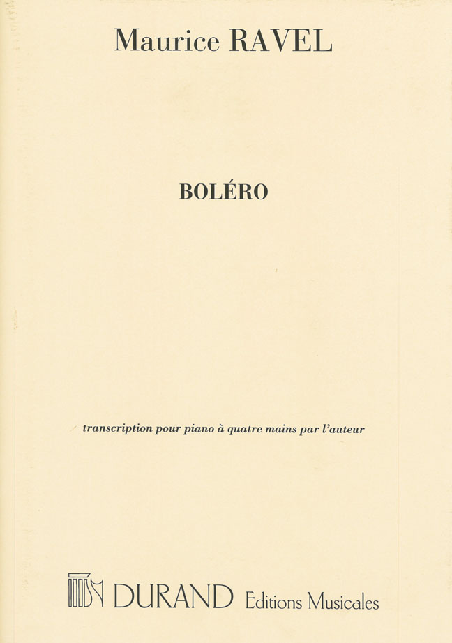 Maurice Ravel: Bolero 4 Mains: Piano Duet