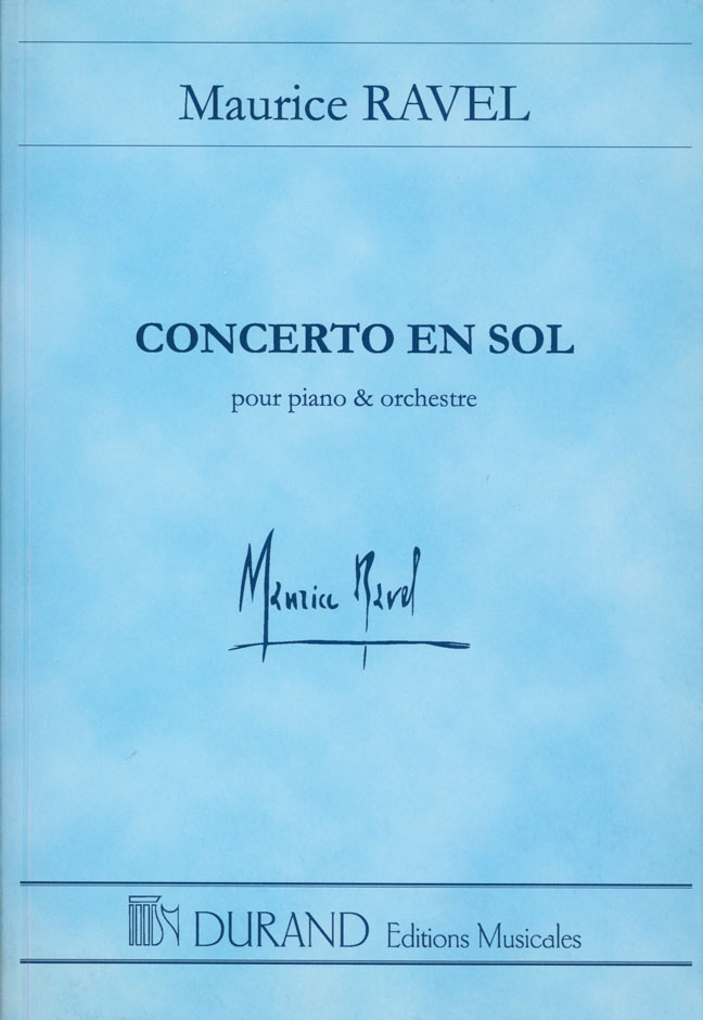 Maurice Ravel: Concerto En Sol Pour Piano Et Orchestra: Piano: Study Score
