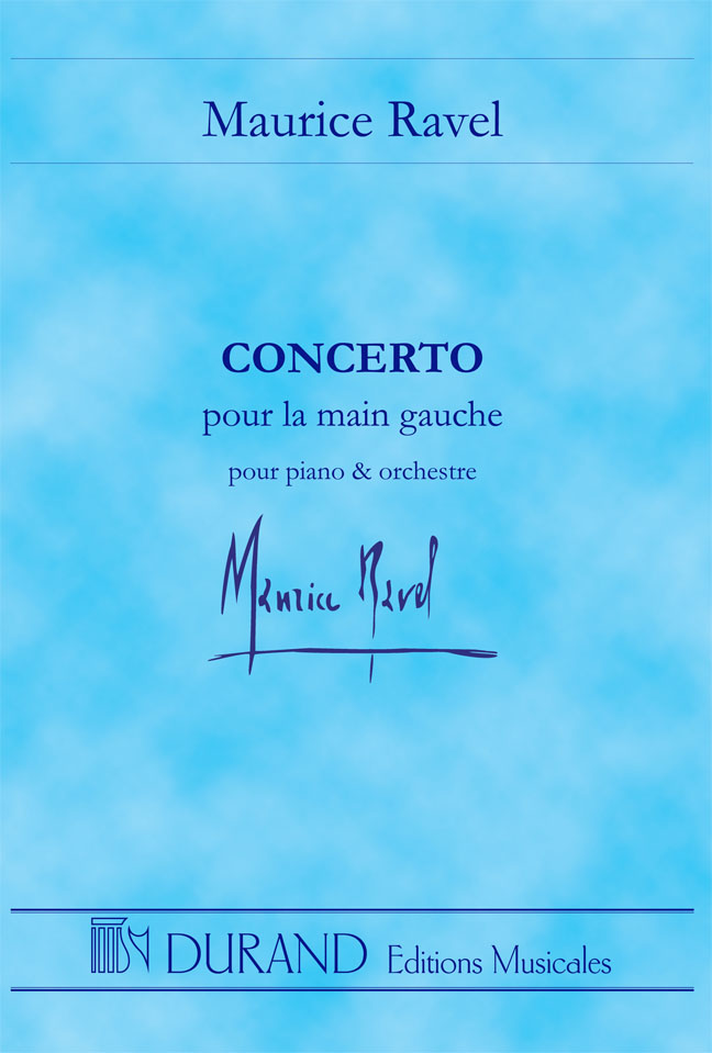 Maurice Ravel: Piano Concerto Pour La Main Gauche: Piano: Study Score