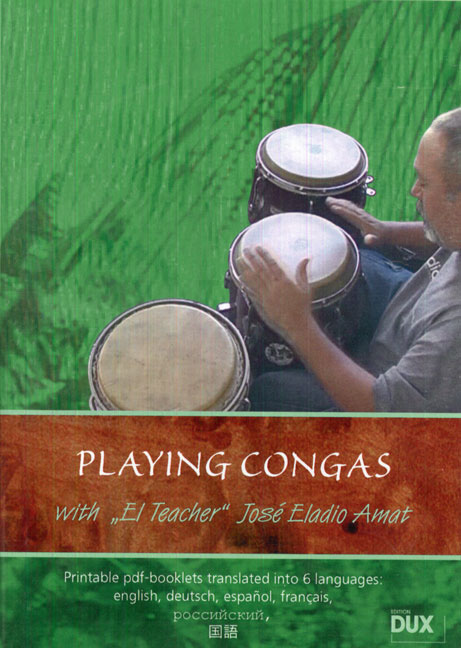 André Várkonyi: Playing Congas - with El Teacher Jose Eladio Amat: Congas:
