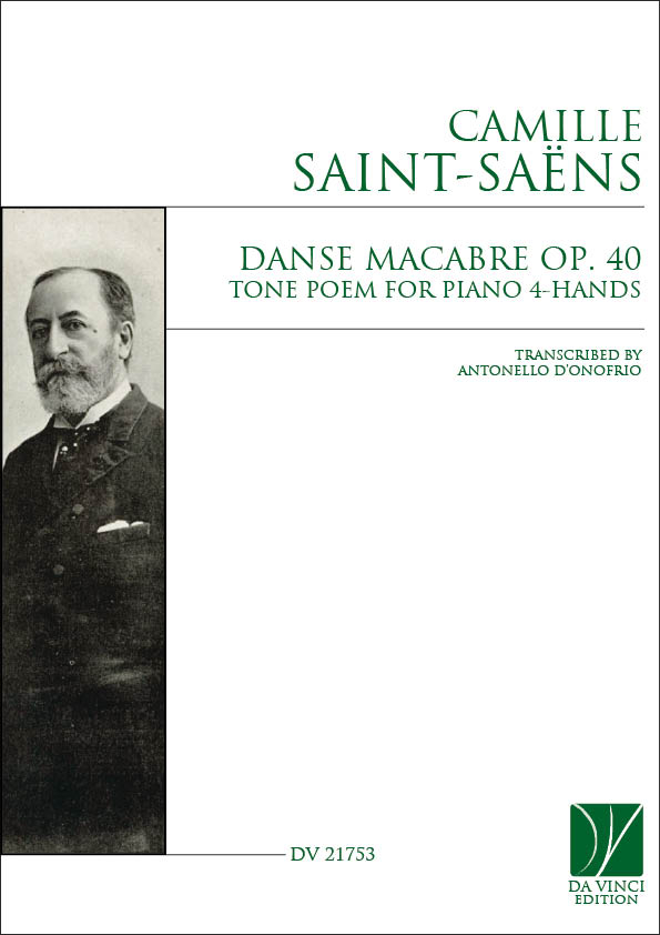 Camille Saint-Saëns: Danse macabre Op. 40  Tone Poem for Piano 4-Hands: Piano 4