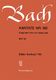 Johann Sebastian Bach: Kantate 190 Singet Dem Herrn: Vocal Score