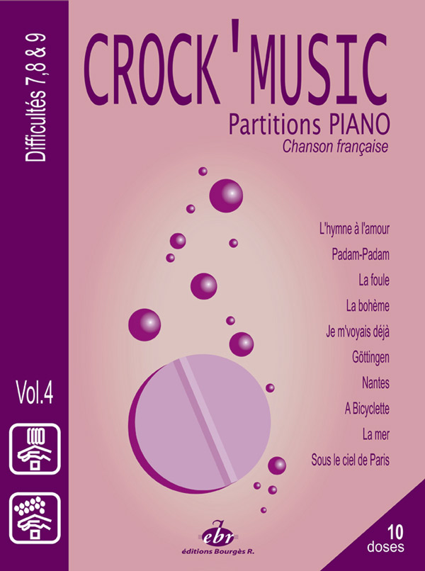 Recueil CrocK'MusiC Volume 4: Piano: Mixed Songbook