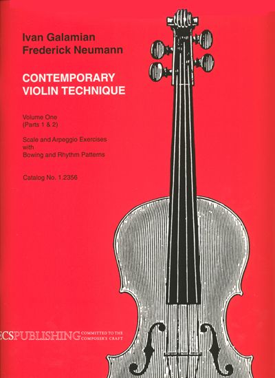 Ivan Galamian: The Galamian Contemporary Violin Technique  Vol. 1: Violin: