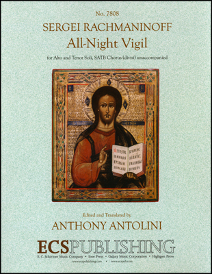 Sergei Rachmaninov: All-Night Vigil: SATB: Vocal Score
