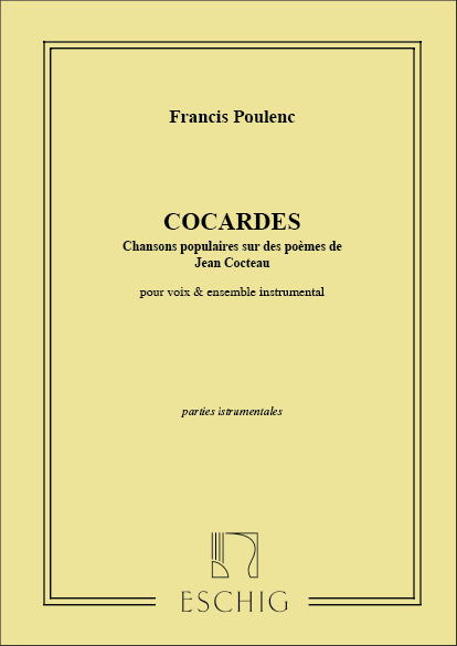 Francis Poulenc: Cocardes Materiel: Ensemble
