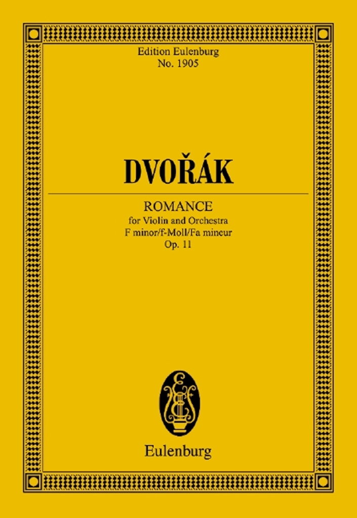 Antonn Dvo?k: Romance f-Moll op. 11: Orchestra: Study Score