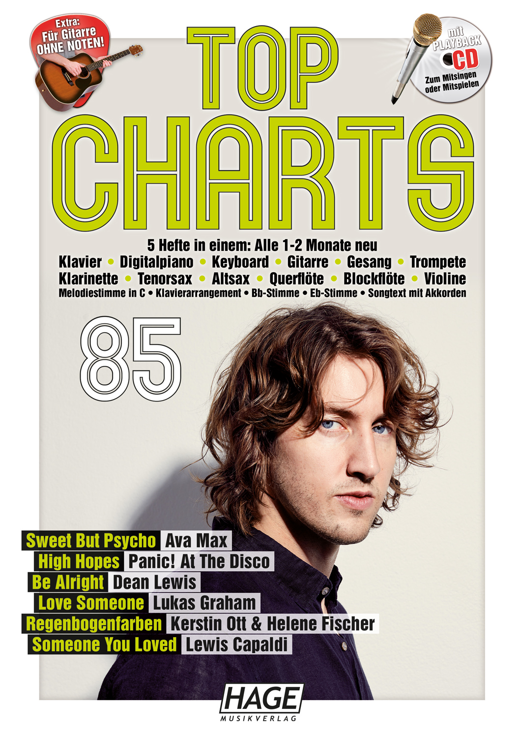 Top Charts 85: Piano  Vocal  Guitar: Book & CD