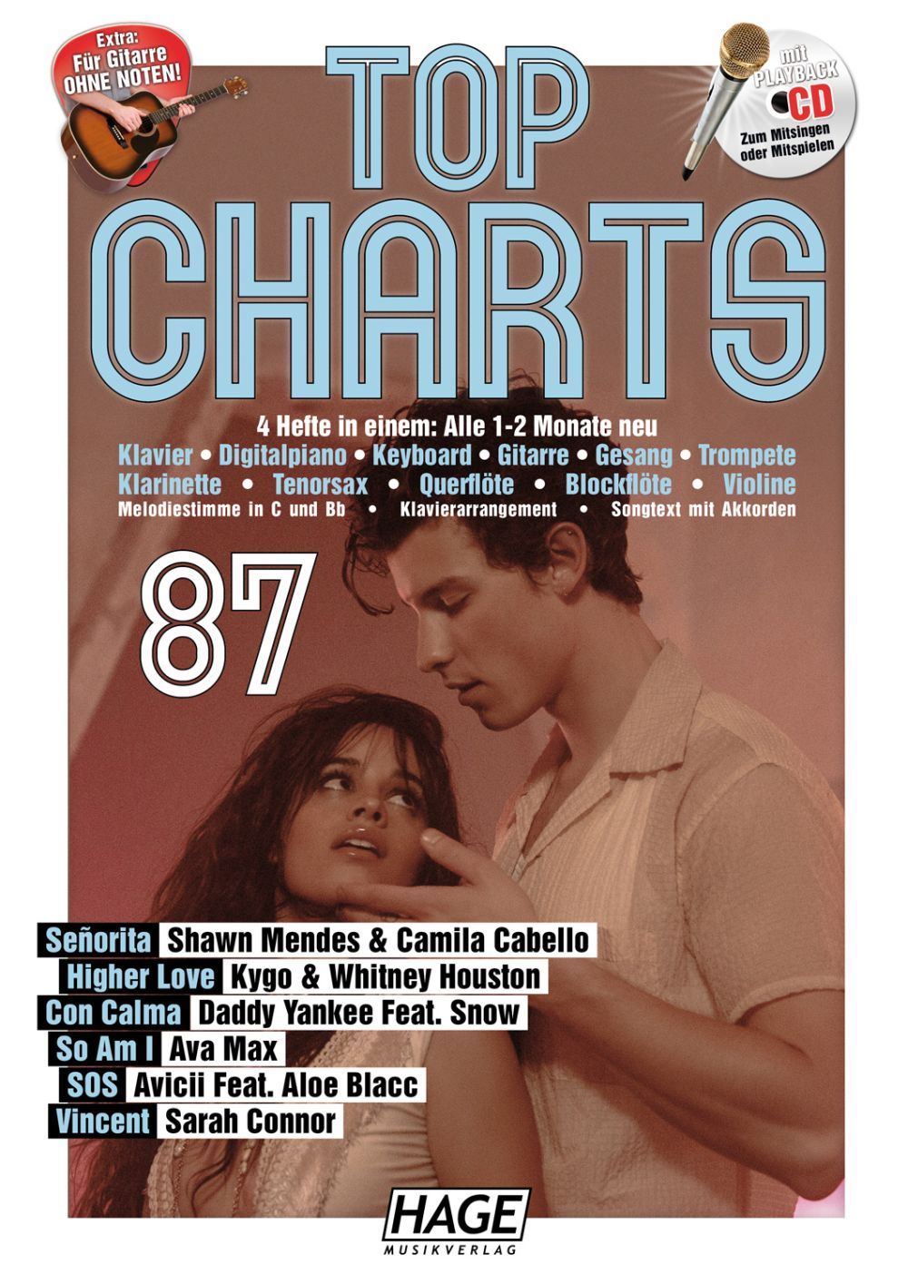 Top Charts 87: Piano  Vocal  Guitar: Mixed Songbook