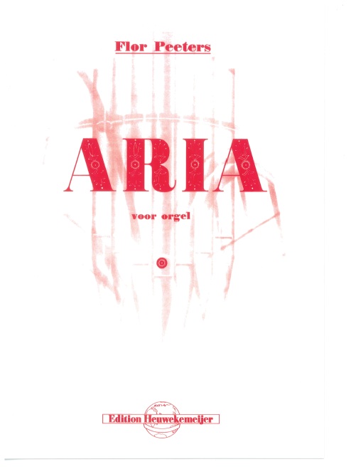 Flor Peeters: Aria op. 51: Organ: Instrumental Work