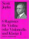 Scott Joplin: 6 Ragtimes F�r Violine und Klavier - Band I: Violin & Piano:
