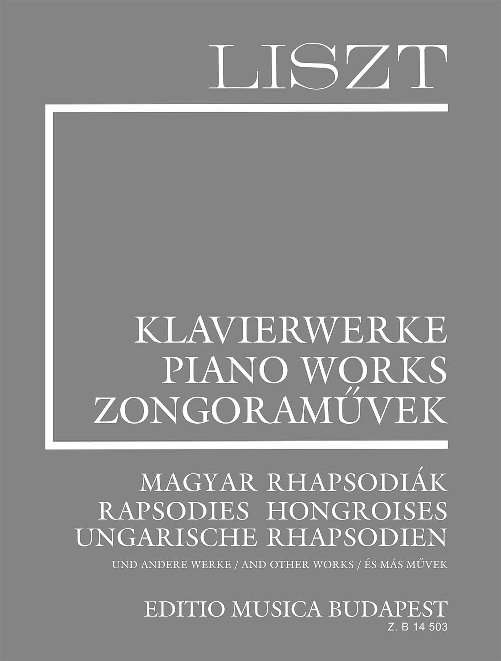 Ferenc Liszt: Rapsodies hongroises: Piano: Instrumental Album