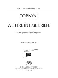 Pter Tornyai: Weitere intime Briefe: String Ensemble: Score