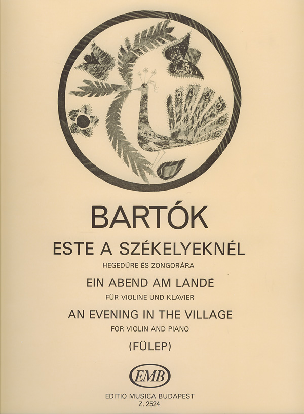 Béla Bartók: An Evening In The Village - Violin & Piano: Violin: Instrumental