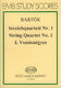 B�la Bart�k: String Quartet No.1 Op.7: String Quartet: Miniature Score