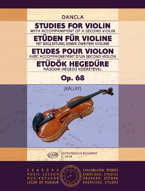Charles Dancla: Etüden(15) Opus 68: Violin Duet: Study