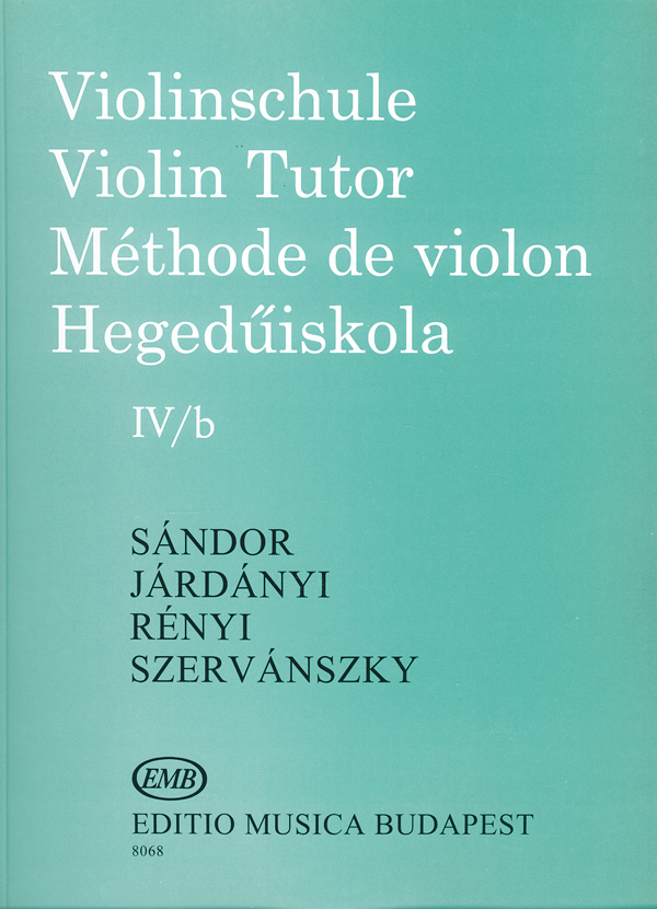 Sandor  Jardanyi  Szervansky Endre Szervnszky Frigyes Sandor: Violinschule -