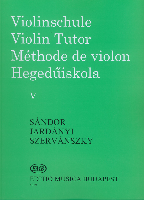 Sandor  Jardanyi  Szervansky Endre Szervnszky Frigyes Sandor: Violinschule -