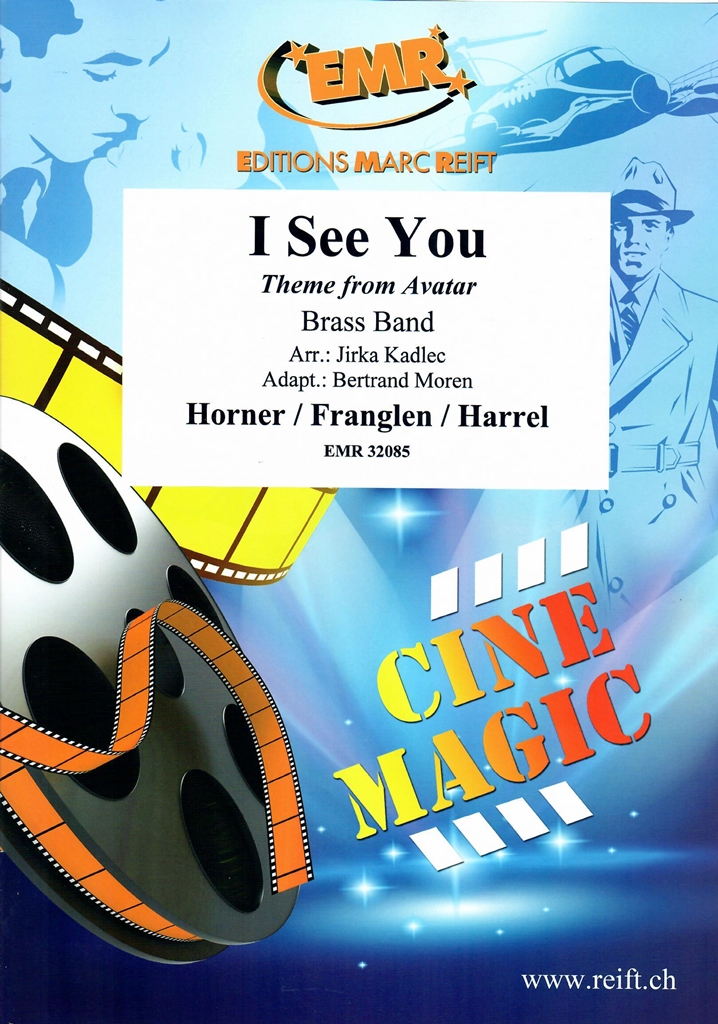James Horner Simon Franglen: I See You: Brass Band: Score and Parts