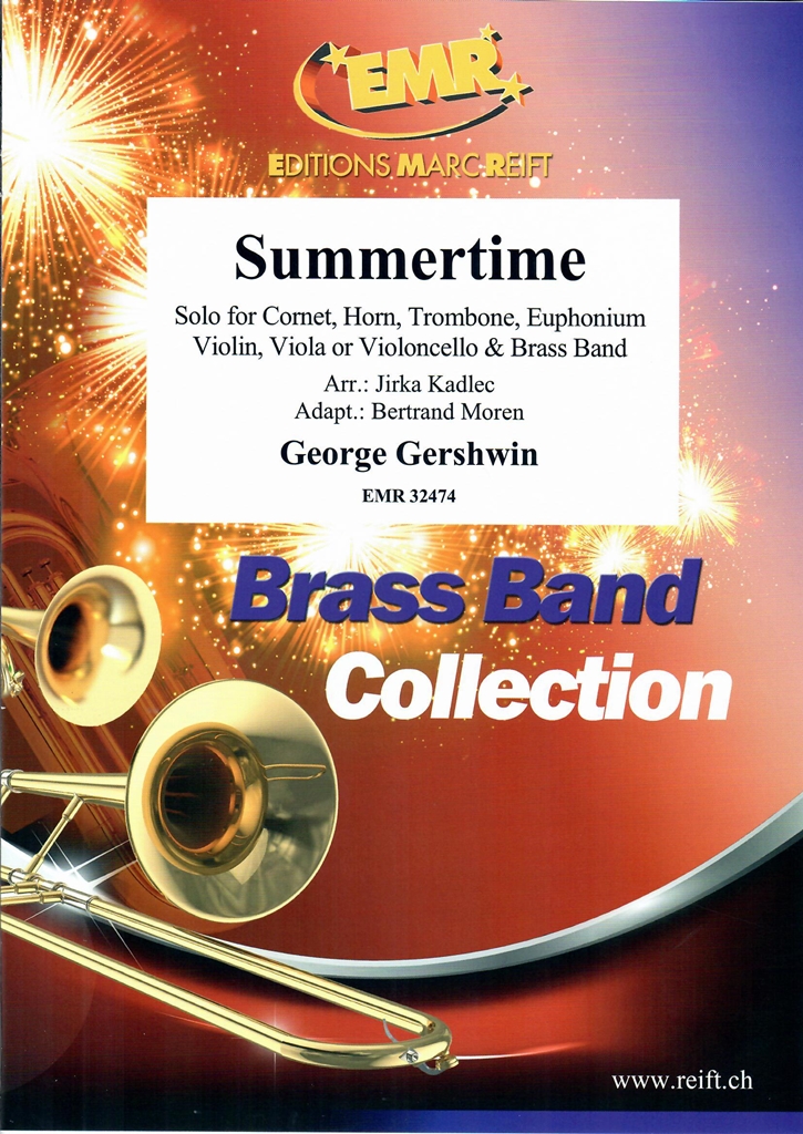 George Gershwin: Summertime: Brass Band and Solo: Score and Parts