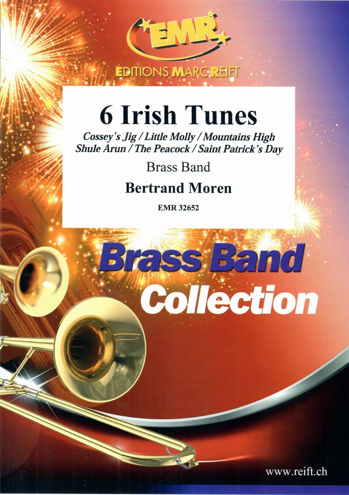 Bertrand Moren: 6 Irish Tunes: Brass Band: Score and Parts