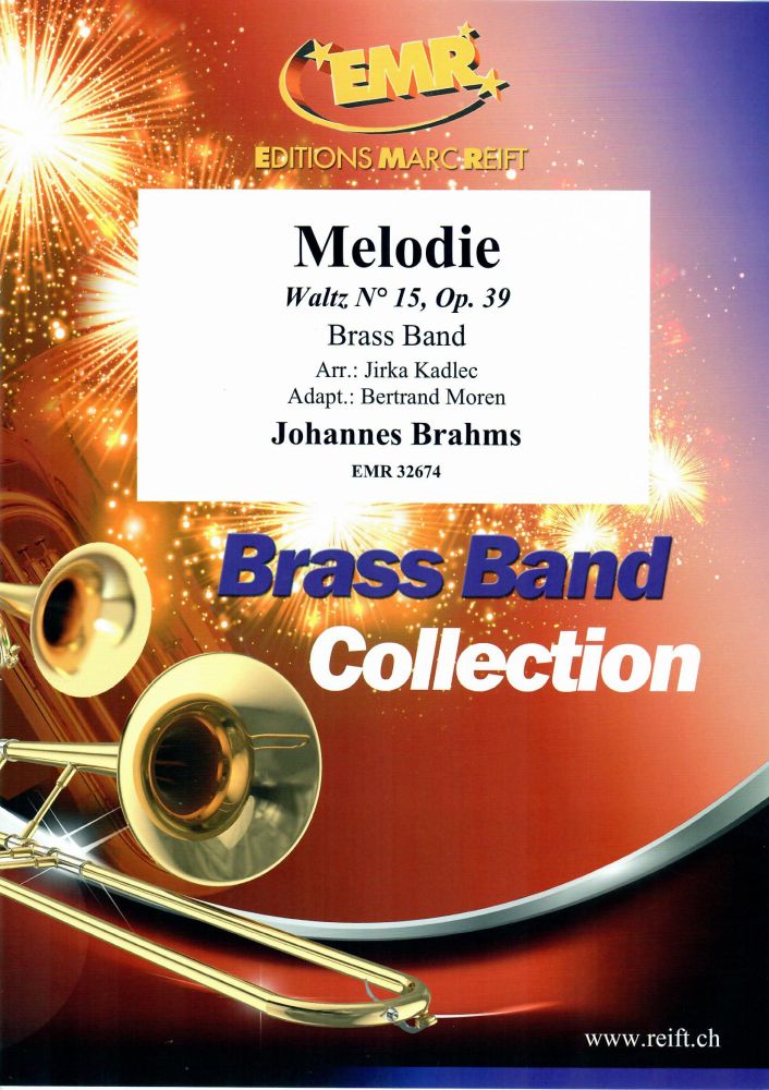 Johannes Brahms: Melodie: Brass Band: Score and Parts