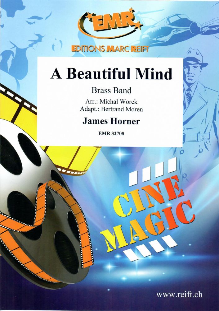 James Horner: A Beautiful Mind: Brass Band: Score and Parts