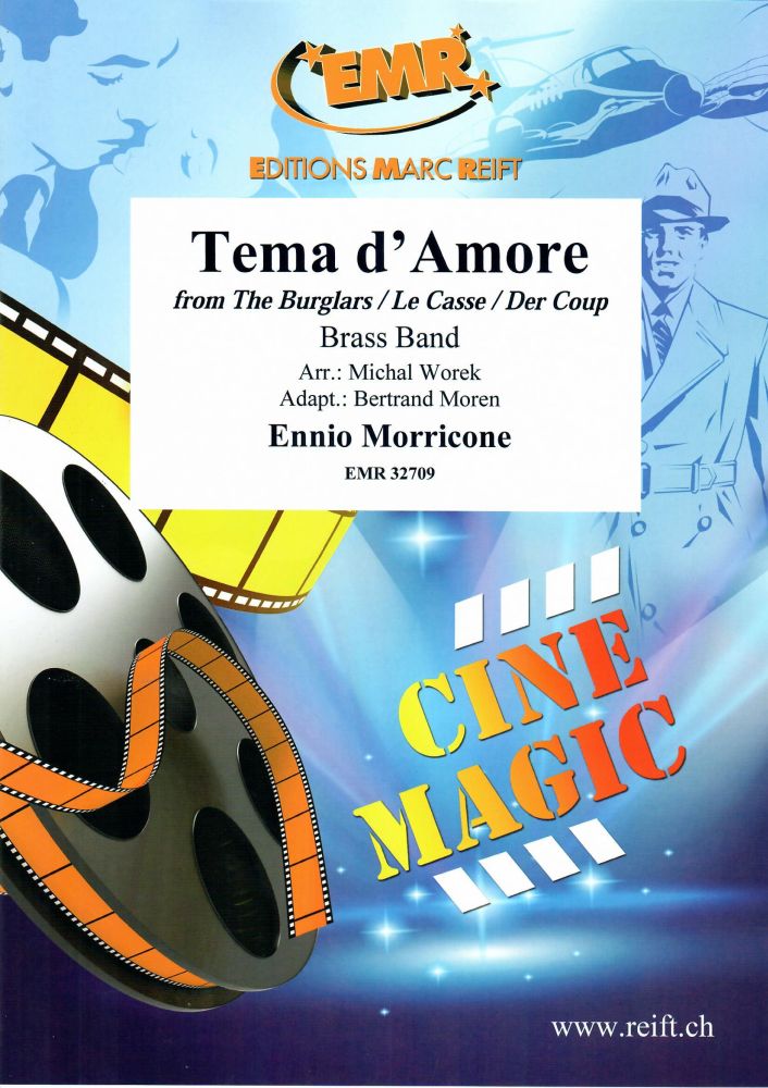 Ennio Morricone: Tema d'Amore: Brass Band: Score and Parts