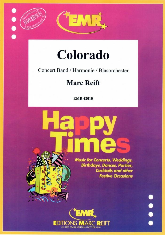 Marc Reift: Colorado: Concert Band: Score and Parts
