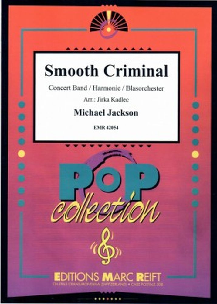 Michael Jackson: Smooth Criminal: Concert Band: Score and Parts