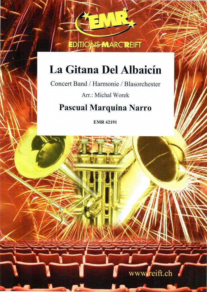 Pascual Marquina Narro: La Gitana Del Albaicin: Concert Band: Score and Parts