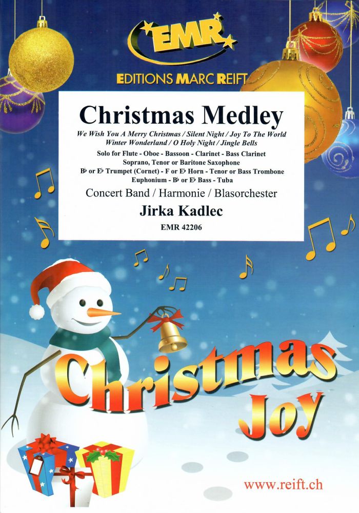 Jirka Kadlec: Christmas Medley: Concert Band: Score and Parts