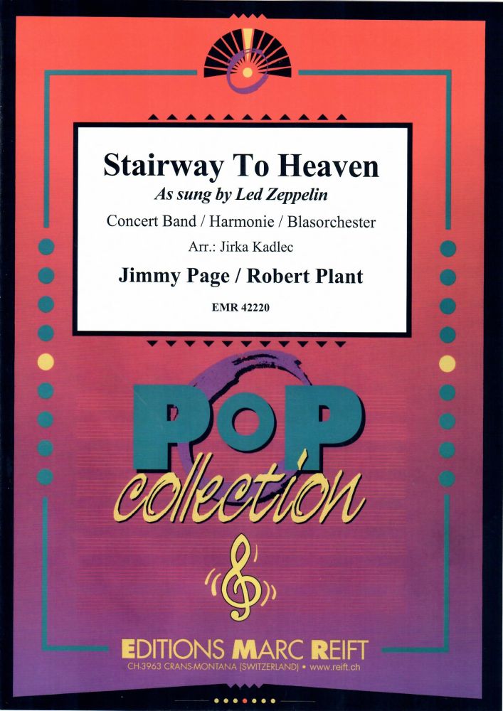 Jimmy Page Robert Plant: Stairway To Heaven: Concert Band: Score and Parts